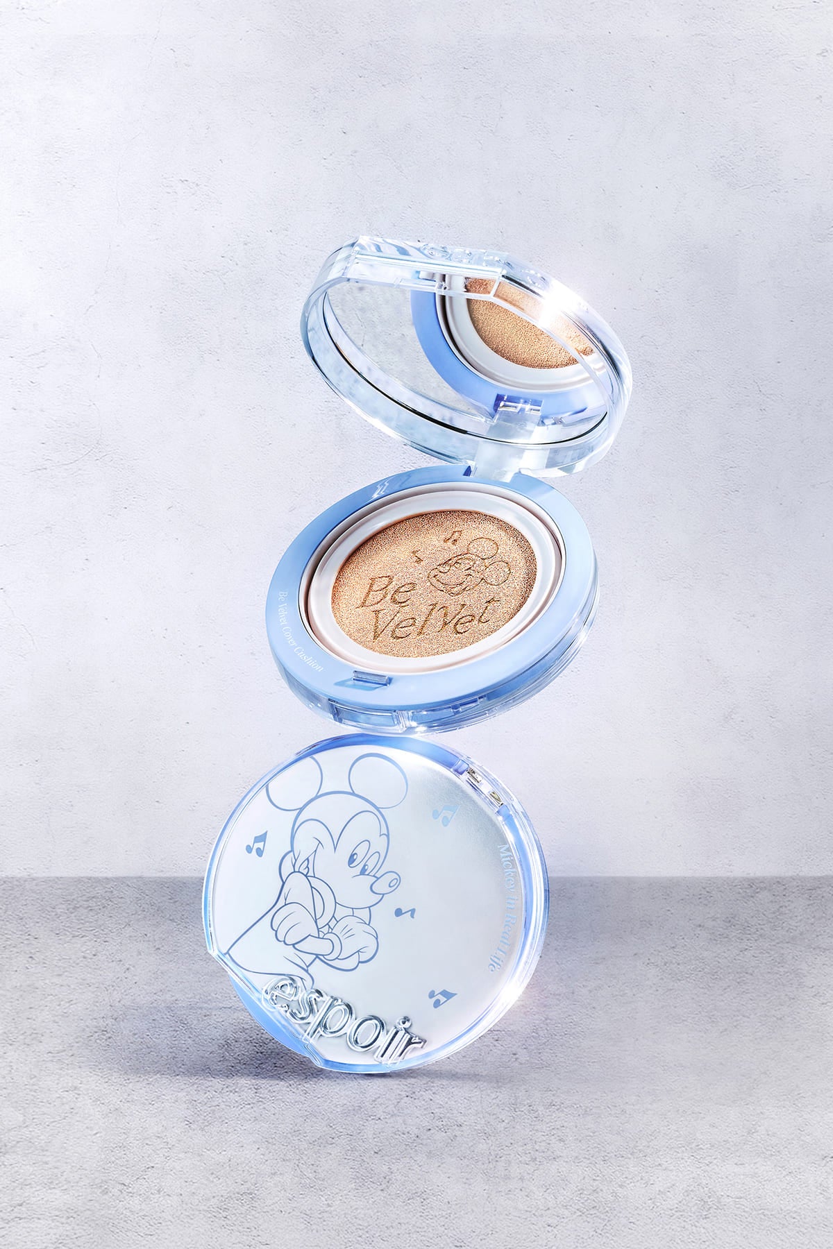 ESPOIR - BE VELVET COVER CUSHION SET (+REFILL, 3 PUFFS, PUFF CASE) [DISNEY EDITION]
