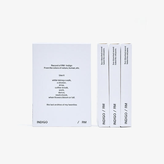 BTS RM - 1ST SOLO ALBUM INDIGO POSTCARD EDITION WEVERSE ALBUMS VER.