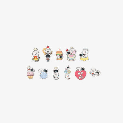 BTS JIN - WOOTTEO X RJ STICKER SET