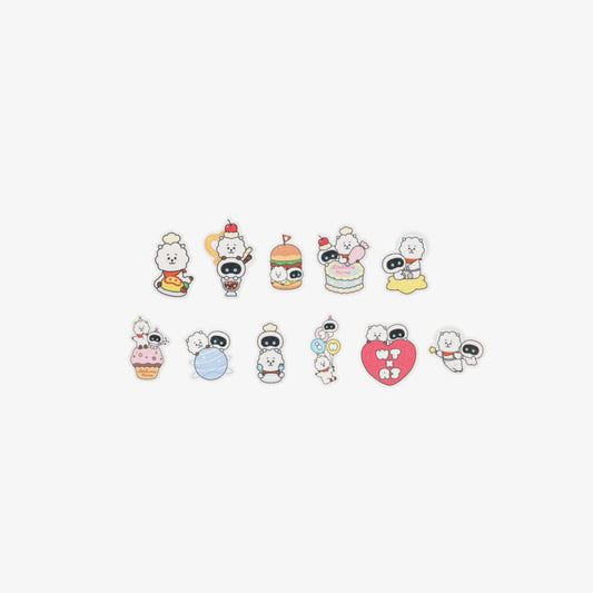 BTS JIN - WOOTTEO X RJ STICKER SET