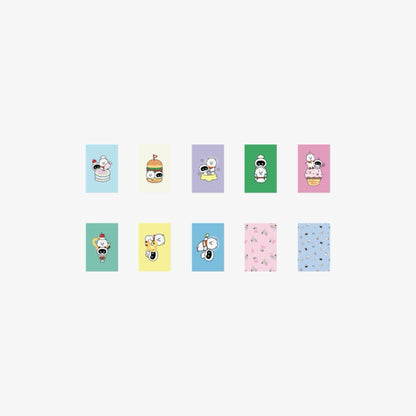 BTS JIN - WOOTTEO X RJ POSTCARD SET