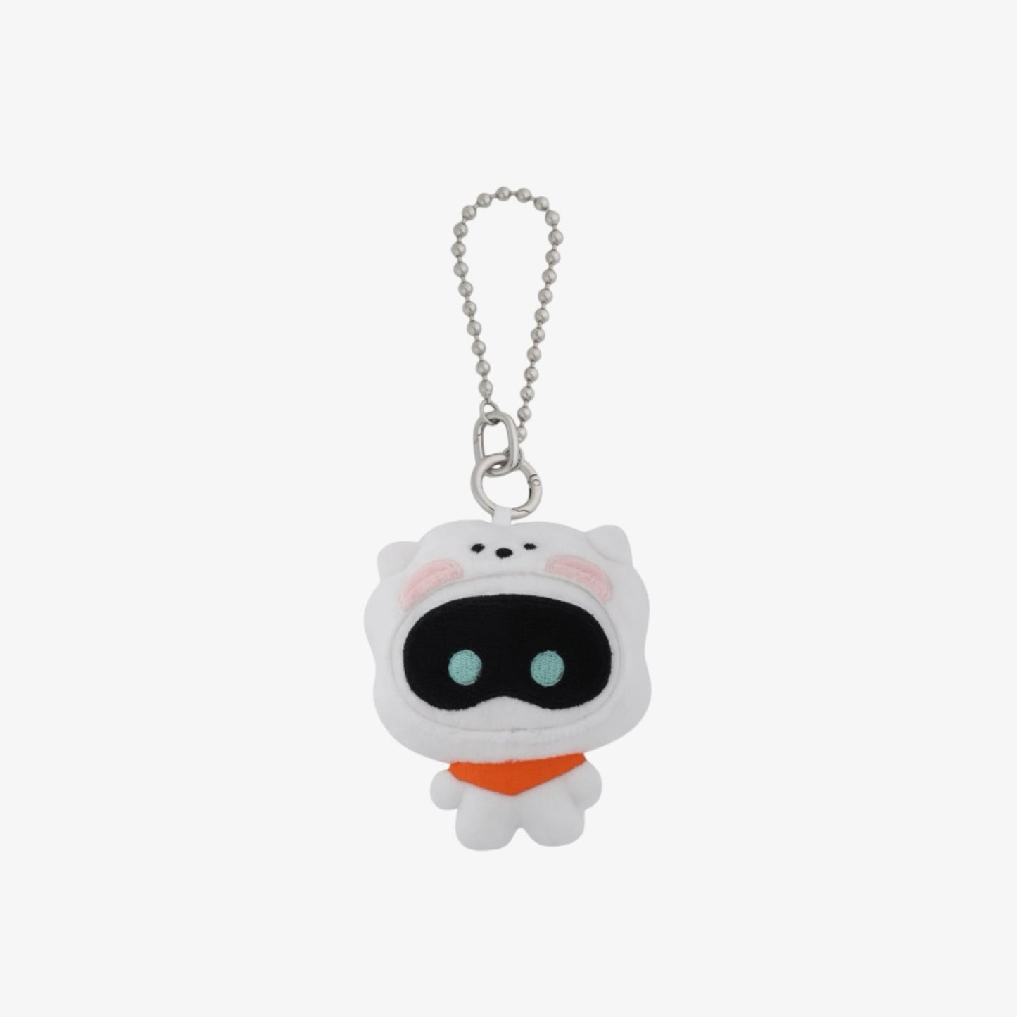 BTS JIN - WOOTTEO X RJ PLUSH KEYRING (WHITE)