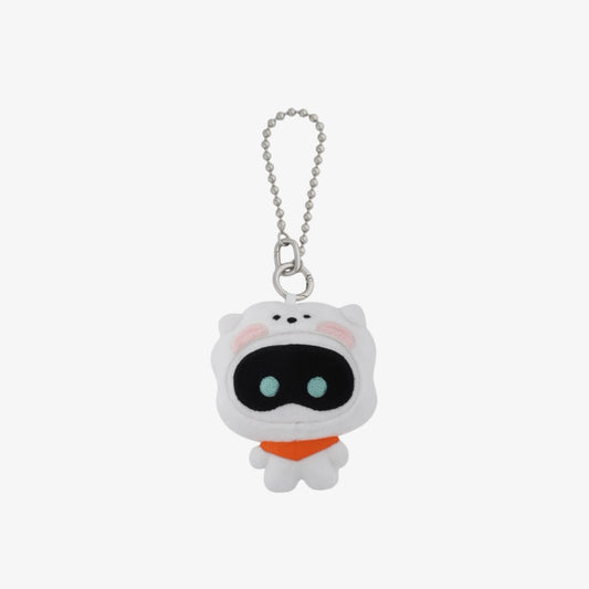 BTS JIN - WOOTTEO X RJ PLUSH KEYRING (WHITE)