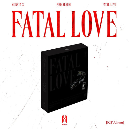 MONSTA X - 3RD FULL ALBUM FATAL LOVE KIT ALBUM