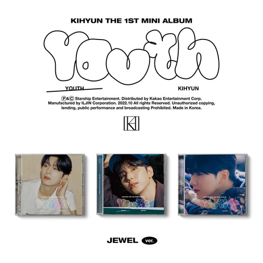 MONSTA X KIHYUN - 1ST MINI ALBUM YOUTH (JEWEL VER.)