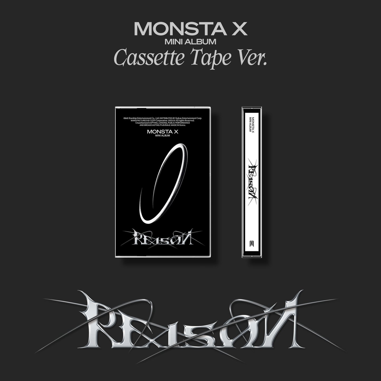 MONSTA X - 12TH MINI ALBUM REASON (CASSETTE TAPE VER.)