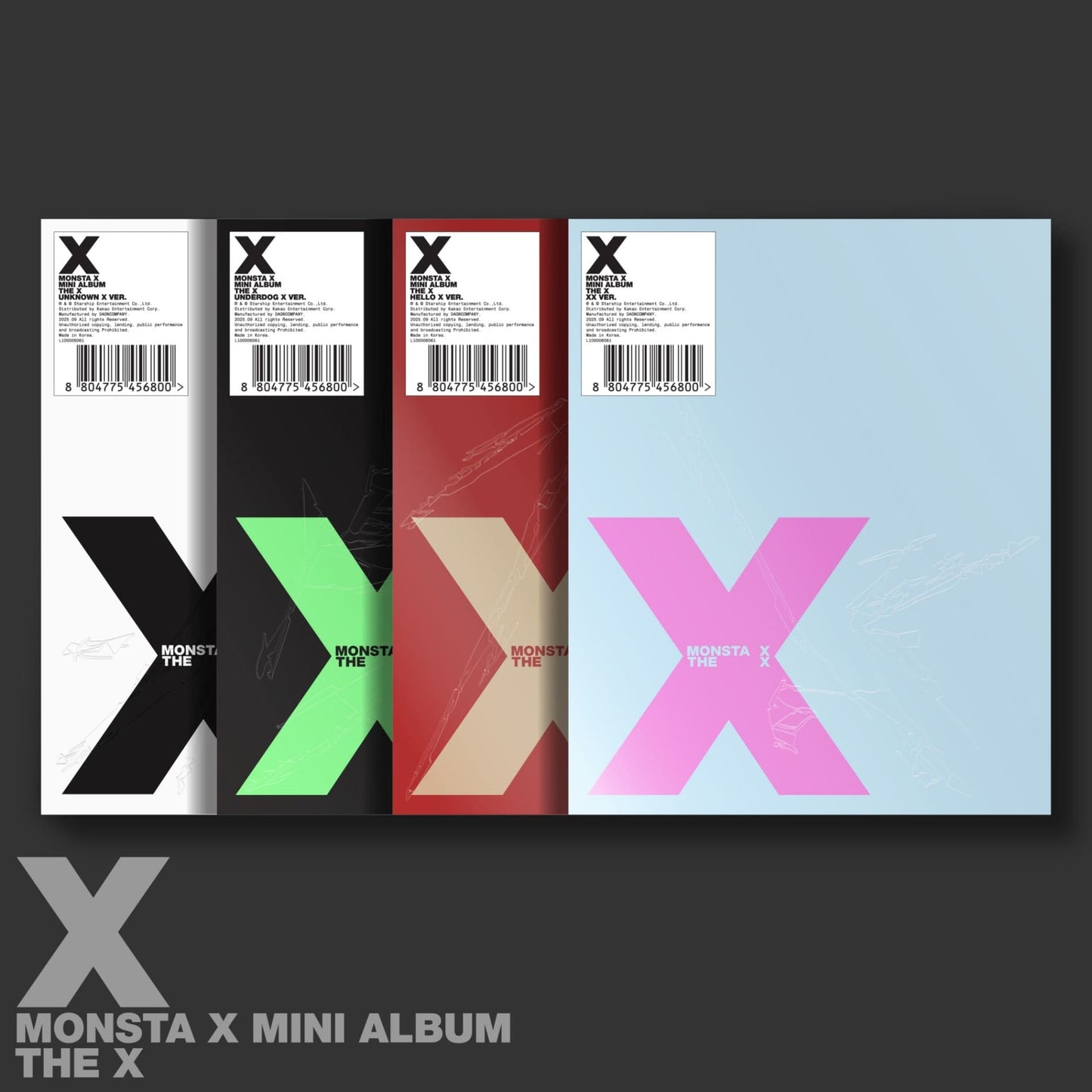 MONSTA X - 13TH MINI ALBUM THE X