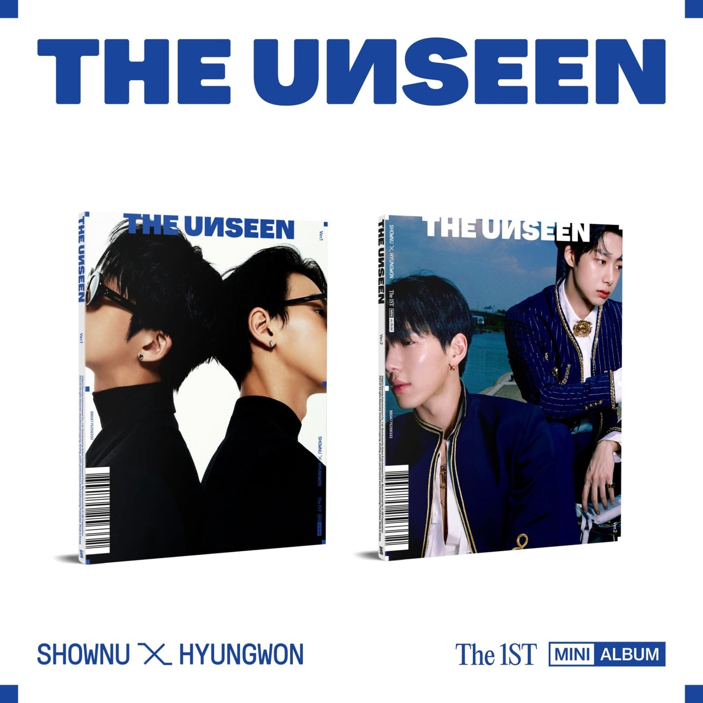 MONSTA X SHOWNU X HYUNGWON - 1ST MINI ALBUM THE UNSEEN