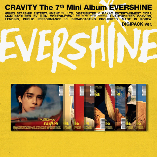 CRAVITY - 7TH MINI ALBUM EVERSHINE (DIGIPACK VER.)