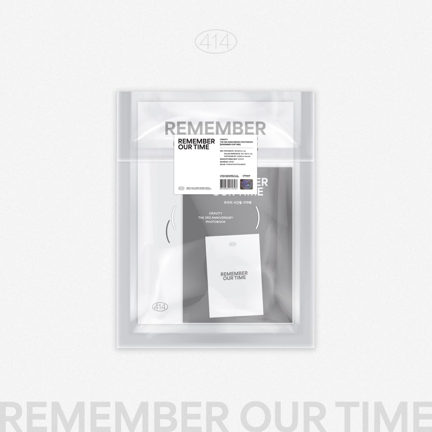 CRAVITY - 3RD ANNIVERSARY PHOTOBOOK REMEMBER OUR TIME