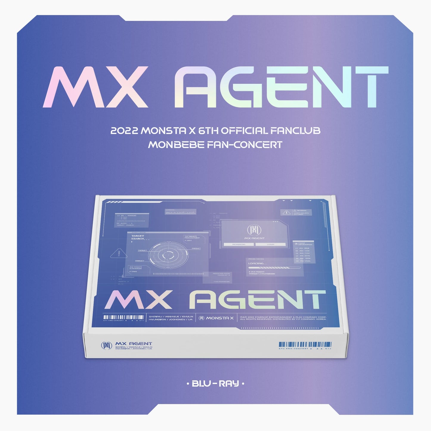 MONSTA X - 2022 FAN CONCERT MX AGENT BLU-RAY