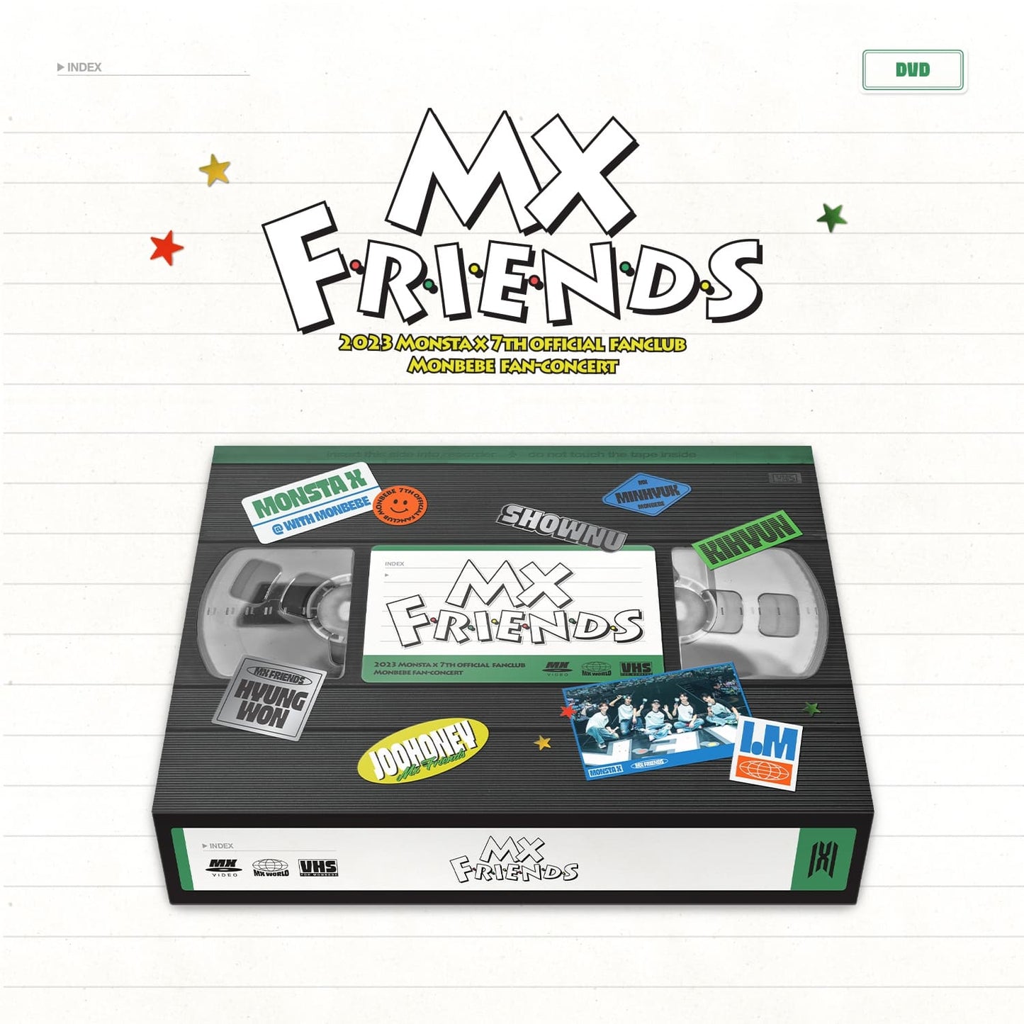 MONSTA X - 2023 FAN CON MX FRIENDS DVD