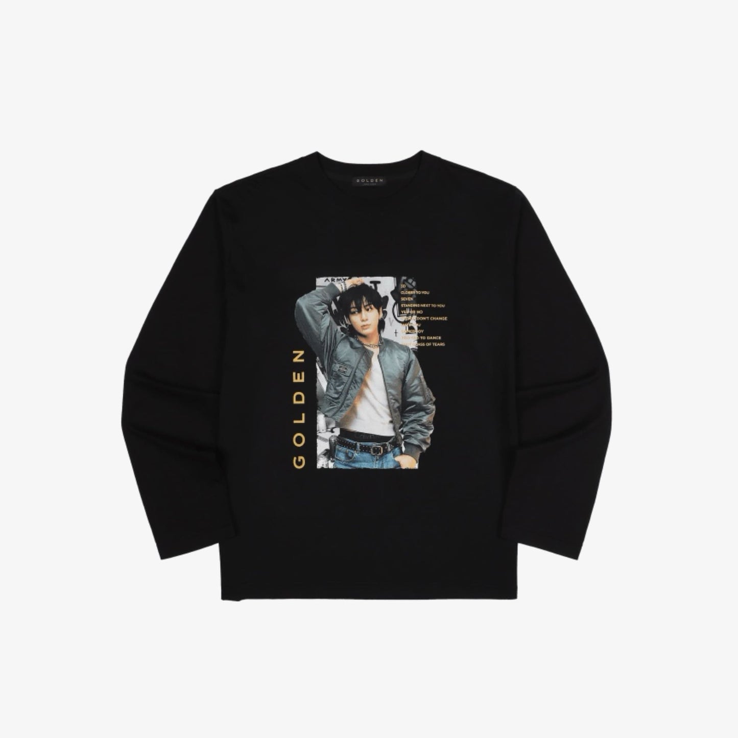 BTS JUNGKOOK - GOLDEN OFFICIAL MERCH L/S T-SHIRT