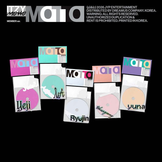 ITZY - 12TH MINI ALBUM MOTTO (MEMBER VER.)