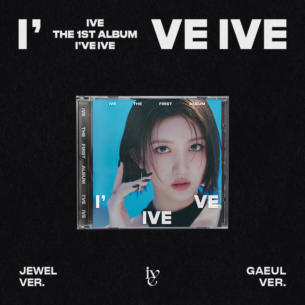 IVE 1st Full Album I’VE IVE JEWEL VER. (GAEUL VER.) with Photobook, CD-R, Photocard, Mini folded poster.