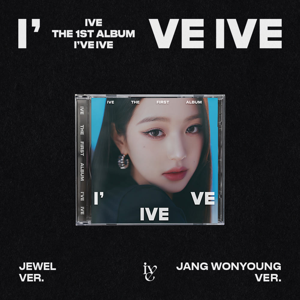 IVE 1st Full Album I’VE IVE JEWEL VER. (JANG WONYOUNG VER.) with Photobook, CD-R, Photocard, Mini folded poster.