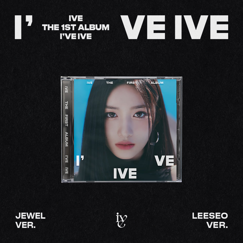 IVE 1st Full Album I’VE IVE JEWEL VER. (LEESEO VER.) with Photobook, CD-R, Photocard, Mini folded poster.