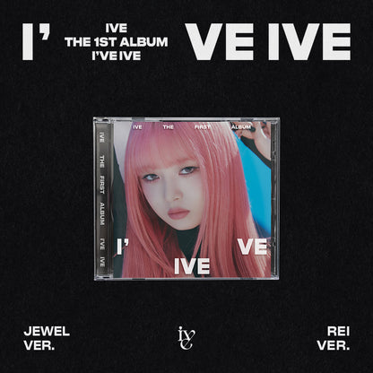 IVE 1st Full Album I’VE IVE JEWEL VER. (REI VER.) with Photobook, CD-R, Photocard, Mini folded poster.