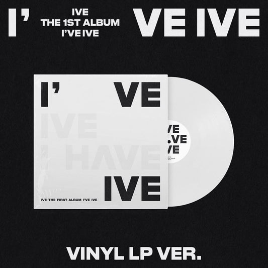 IVE 1st Full Album I'VE IVE VINYL (LP VER.) with Gatefold cover, Vinyl, Lyrics paper, Poster set, Sticker, Photocard.