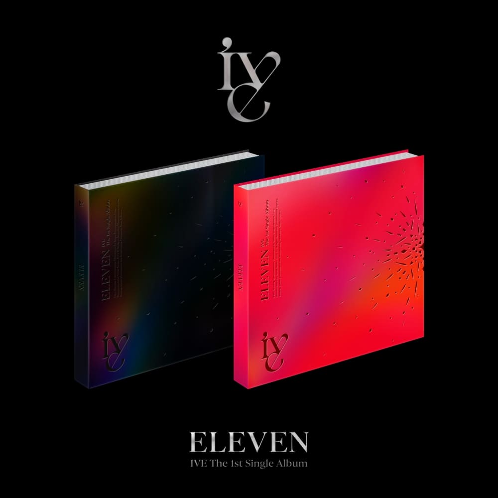 IVE 1st Single Album ELEVEN (VER.1 / VER.2) with Photobook, CD-R, Photocard set, Folded poster.