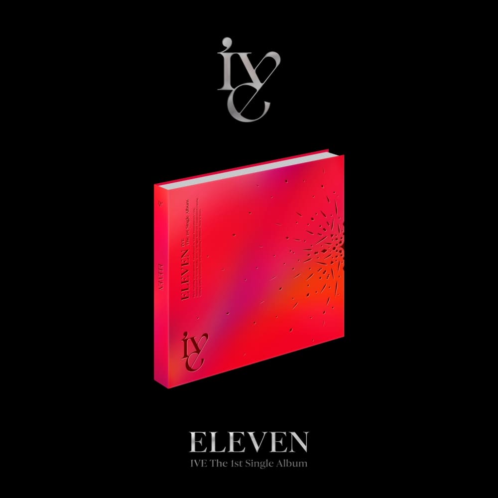 IVE 1st Single Album ELEVEN (VER.2) with Photobook, CD-R, Photocard set, Folded poster.