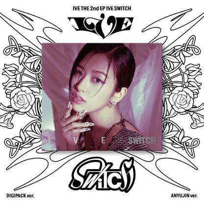 IVE 2nd EP Album IVE SWITCH DIGIPACK VER. (ANYUJIN VER.) with Photobook, CD-R, Photocard, Mini folded poster.
