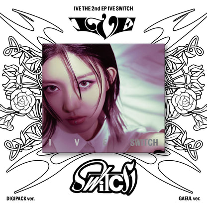 IVE 2nd EP Album IVE SWITCH DIGIPACK VER. (GAEUL VER.) with Photobook, CD-R, Photocard, Mini folded poster.
