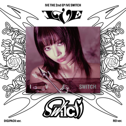 IVE 2nd EP Album IVE SWITCH DIGIPACK VER. (REI VER.) with Photobook, CD-R, Photocard, Mini folded poster.
