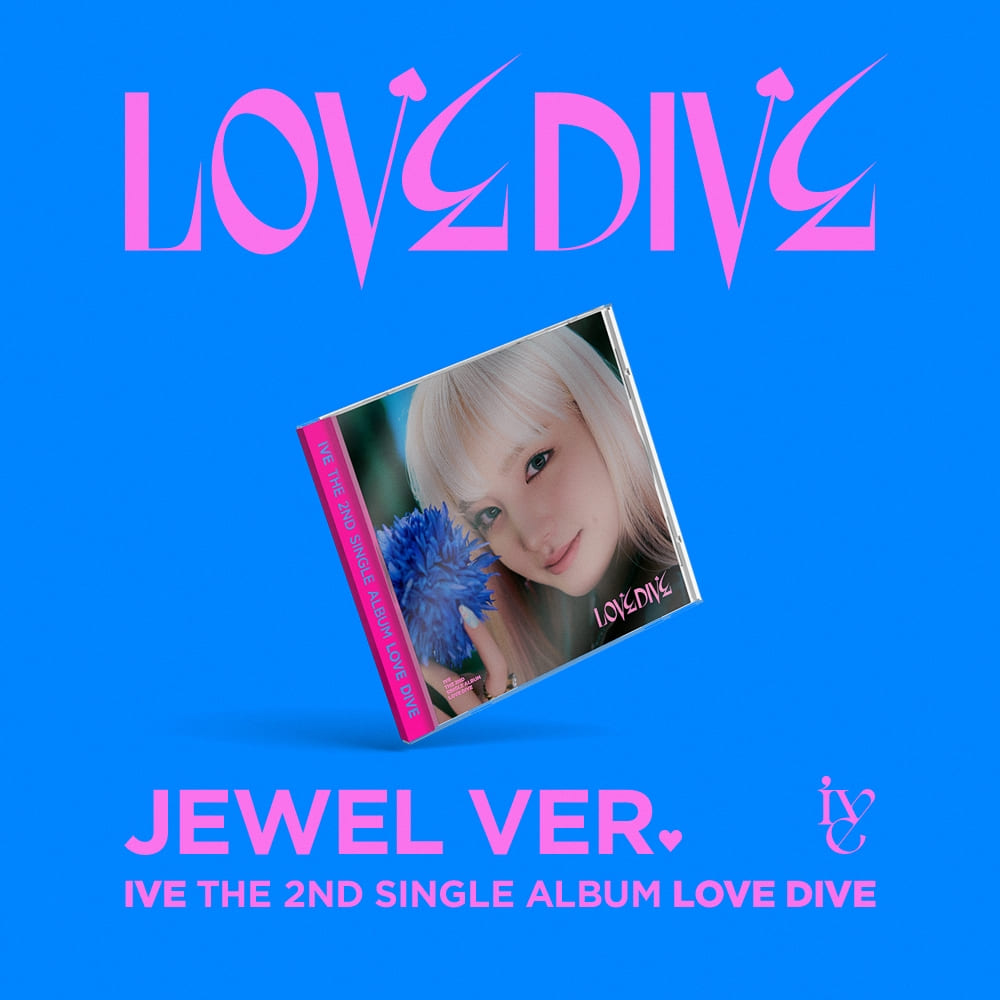 IVE 2nd Single Album LOVE DIVE JEWEL CASE VER. (LIZ VER.) with Photobook, CD-R, Photocard, 2 Cut photo, Mini folded poster.