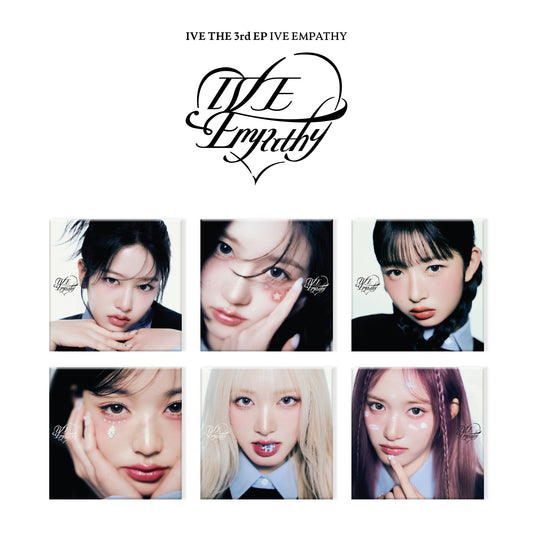 IVE 3rd EP Album IVE EMPATHY DIGIPACK VER. (ANYUJIN / GAEUL / REI / JANWONYOUNG / LIZ / LEESEO VER.) with Photobook, CD-R, Photocard, Mini folded poster.