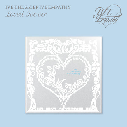 IVE 3rd EP Album IVE EMPATHY (LOVED IVE VER.) with Photobook, Photo set, Photocard, CD-R, Folded poster.