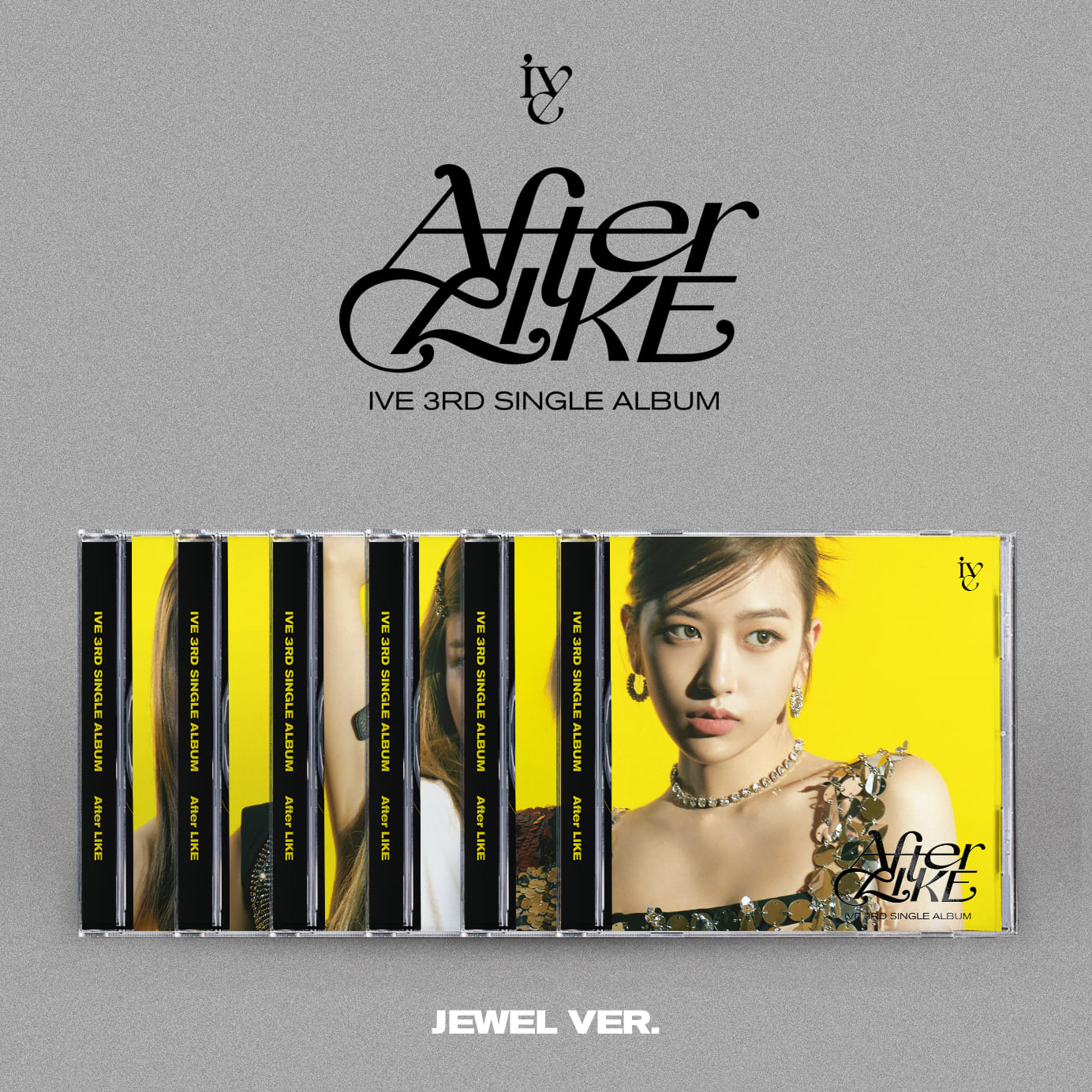 IVE 3rd Single Album AFTER LIKE JEWEL VER. (AN YUJIN / GAEUL / REI / JANG WONYOUNG / LIZ / LEESEO VER.) with Photobook, CD-R, Photocard, Mini folded poster.