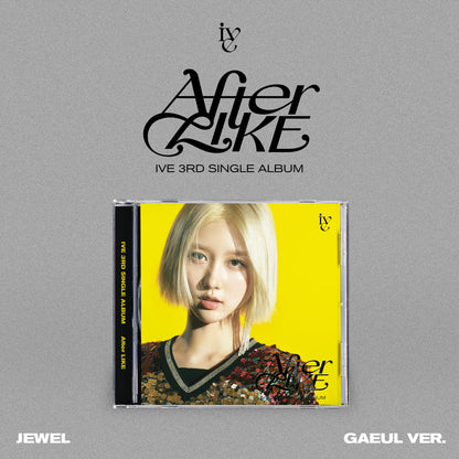IVE 3rd Single Album AFTER LIKE JEWEL VER. (GAEUL VER.) with Photobook, CD-R, Photocard, Mini folded poster.
