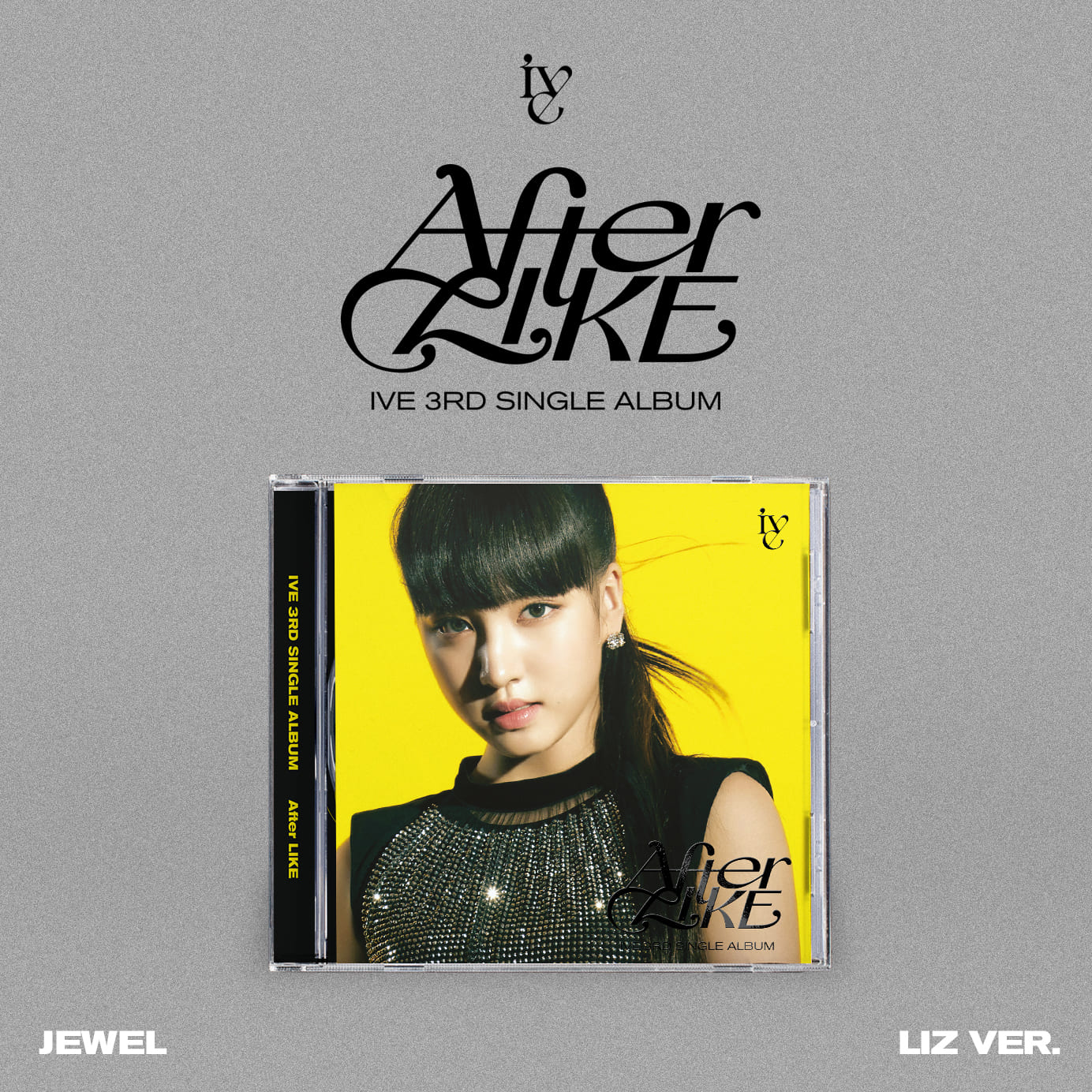 IVE 3rd Single Album AFTER LIKE JEWEL VER. (LIZ VER.) with Photobook, CD-R, Photocard, Mini folded poster.