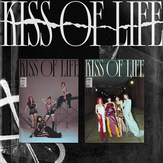KISS OF LIFE 2nd Mini Album 'BORN TO BE XX' (BAD / GOOD VER.) with Magazine, CD-R, Sticker, Photocards, Poster, Accordion folding not