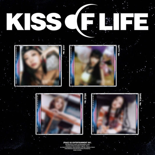 KISS OF LIFE 3rd Mini Album 'LOSE YOURSELF' JEWEL VER. (JULIE / NATTY / BELLE / HANEUL VER.) with Jewel case, Photobook, Photocard, CD-R, Square card.