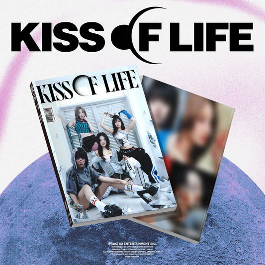 KISS OF LIFE 3rd Mini Album 'LOSE YOURSELF' (Magazine ver.) with Magazine, Photocard, Unit photocard, Hologram photocard, CD-R, Sticker, Poster, Lenticular photocard.