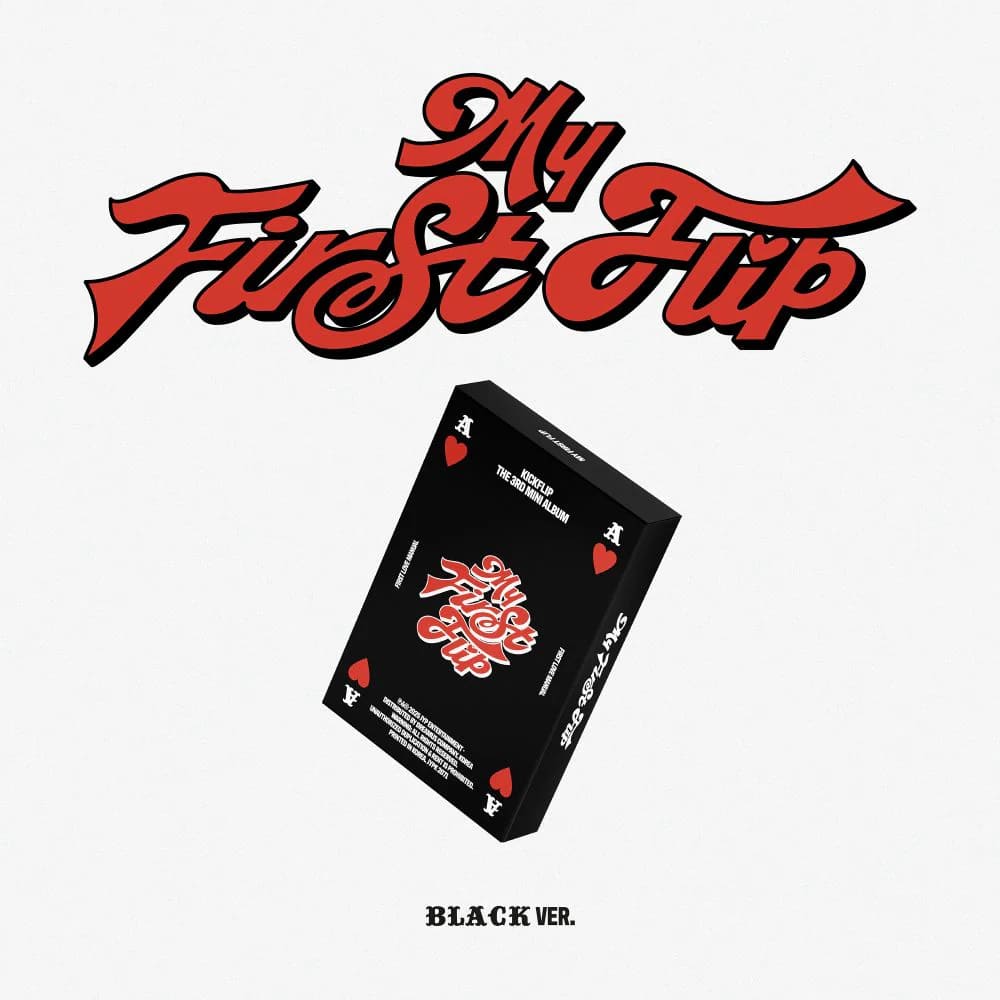 KICKFLIP - 3RD MINI ALBUM MY FIRST FLIP (BLACK VER.)
