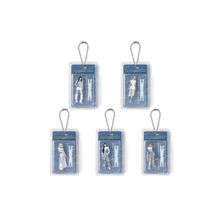 LE SSERAFIM - WORLD TOUR PUREFLOW OFFICIAL MERCH PHOTO KEYRING
