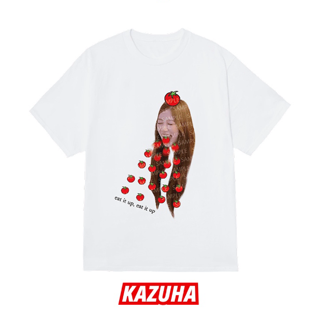 LE SSERAFIM - SPAGHETTI EAT IT UP T-SHIRT (KAZUHA VER.)