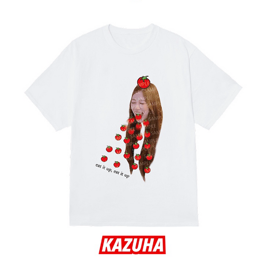 LE SSERAFIM - SPAGHETTI EAT IT UP T-SHIRT (KAZUHA VER.)
