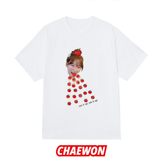 LE SSERAFIM - SPAGHETTI EAT IT UP T-SHIRT (CHAEWON VER.)
