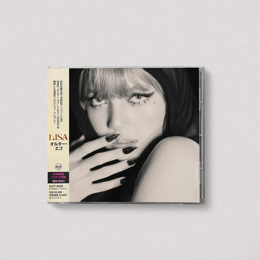 BLACKPINK LISA 1st Solo Album ALTER EGO Jewel case Japan Exclusive version with photocards