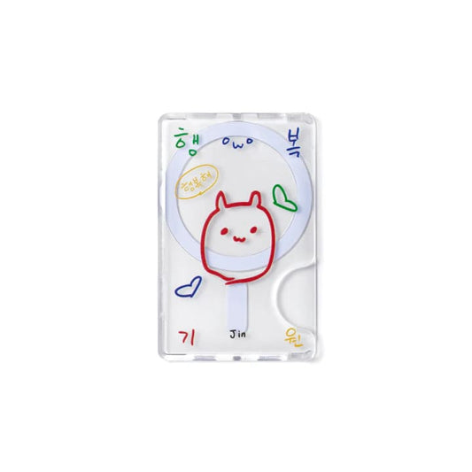 BTS JIN - RUNSEOKJIN OFFICIAL MERCH MAGNETIC CARD HOLDER VER.2