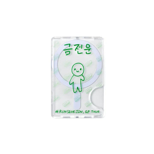 BTS JIN - RUNSEOKJIN OFFICIAL MERCH MAGNETIC CARD HOLDER VER.3