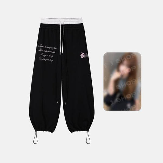 NMIXX - ARTIST LABEL : NMIXX EDITION OFFICIAL MERCH MADE BY JIWOO TRAINING PANTS