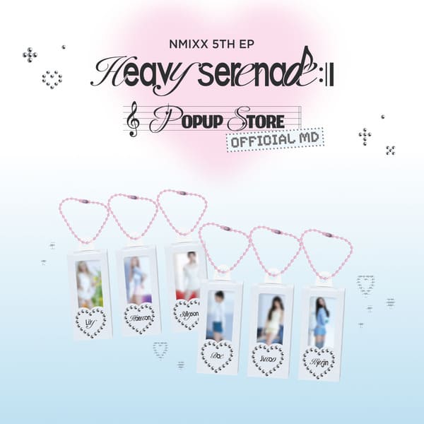 NMIXX - HEAVY SERENADE POP-UP STORE OFFICIAL MERCH ACRYLIC MINIATURE KEYRING