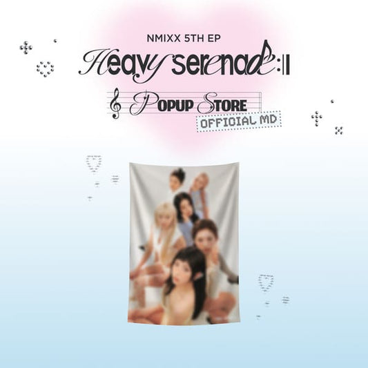 NMIXX - HEAVY SERENADE POP-UP STORE OFFICIAL MERCH CHIFFON FABRIC POSTER