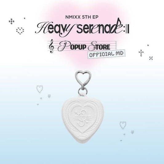 NMIXX - HEAVY SERENADE POP-UP STORE OFFICIAL MERCH HEART CLICKER KEYRING