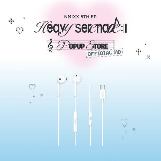 NMIXX - HEAVY SERENADE POP-UP STORE OFFICIAL MERCH WIRED EARPHONES (USB-C)